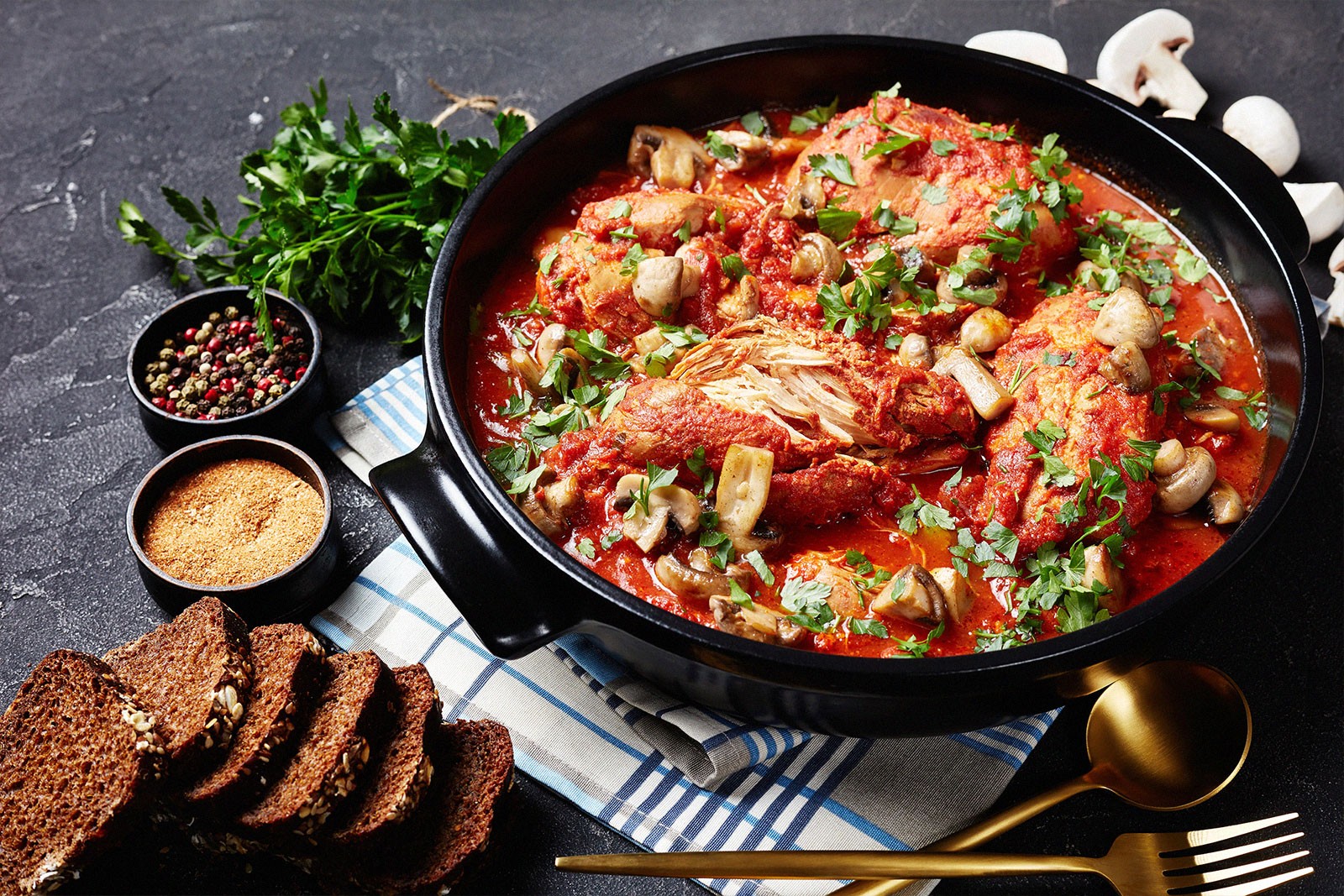 pollo in potacchio