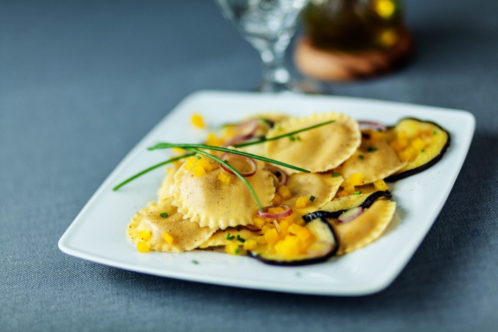 Ravioli alle melanzane