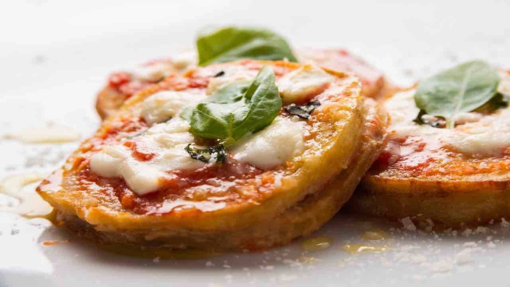 Melanzane al forno con mozzarella